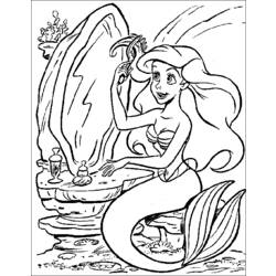 Coloring page: Mermaid (Characters) #147221 - Free Printable Coloring Pages