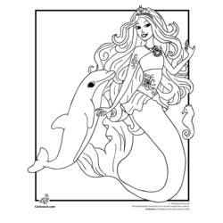 Coloring page: Mermaid (Characters) #147230 - Free Printable Coloring Pages