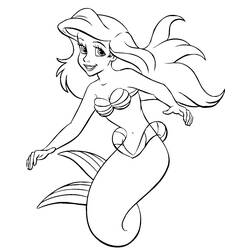 Coloring page: Mermaid (Characters) #147253 - Free Printable Coloring Pages