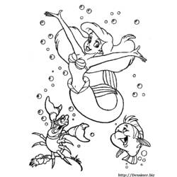 Coloring page: Mermaid (Characters) #147292 - Free Printable Coloring Pages