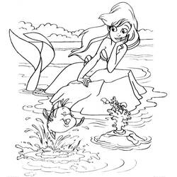 Coloring page: Mermaid (Characters) #147296 - Free Printable Coloring Pages