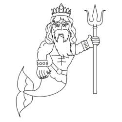 Coloring page: Mermaid (Characters) #147307 - Free Printable Coloring Pages