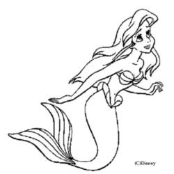 Coloring page: Mermaid (Characters) #147317 - Free Printable Coloring Pages