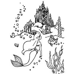 Coloring page: Mermaid (Characters) #147332 - Free Printable Coloring Pages