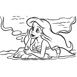 Coloring page: Mermaid (Characters) #147346 - Free Printable Coloring Pages