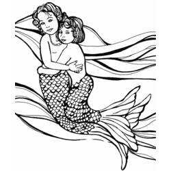 Coloring page: Mermaid (Characters) #147348 - Free Printable Coloring Pages