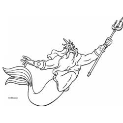 Coloring page: Mermaid (Characters) #147376 - Free Printable Coloring Pages