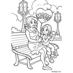 Coloring page: Mom (Characters) #101068 - Printable coloring pages
