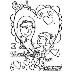 Coloring page: Mom (Characters) #101079 - Printable coloring pages