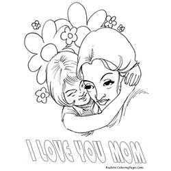Coloring page: Mom (Characters) #101097 - Printable coloring pages