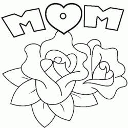 Coloring page: Mom (Characters) #101163 - Printable coloring pages