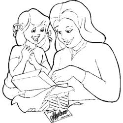Coloring page: Mom (Characters) #101188 - Printable coloring pages