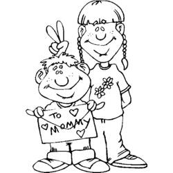 Coloring page: Mom (Characters) #101198 - Free Printable Coloring Pages