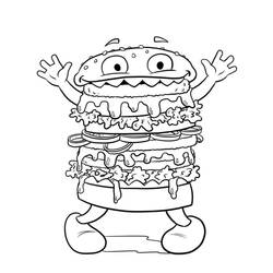 Monster (Characters) coloring page #183716 to print and color