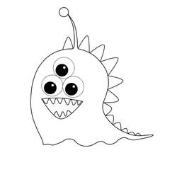 Monster (Characters) coloring page #183717 to print and color