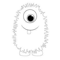 Monster (Characters) coloring page #183718 to print and color