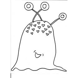 Monster (Characters) coloring page #183719 to print and color