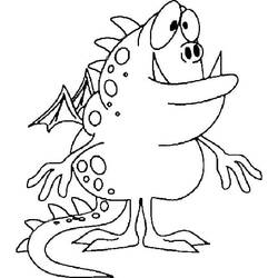 Monster (Characters) coloring page #183723 to print and color