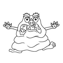 Monster (Characters) coloring page #183729 to print and color