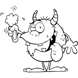Monster (Characters) coloring page #183730 to print and color
