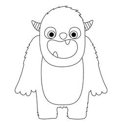 Monster (Characters) coloring page #183734 to print and color
