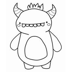 Monster (Characters) coloring page #183735 to print and color