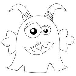 Monster (Characters) coloring page #183738 to print and color