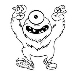 Monster (Characters) coloring page #183739 to print and color