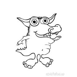 Monster (Characters) coloring page #183740 to print and color