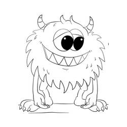 Monster (Characters) coloring page #183744 to print and color