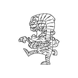 Coloring page: Mummy (Characters) #147663 - Printable Coloring Pages