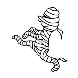Coloring page: Mummy (Characters) #147668 - Free Printable Coloring Pages
