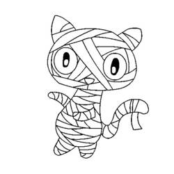 Coloring page: Mummy (Characters) #147691 - Printable Coloring Pages
