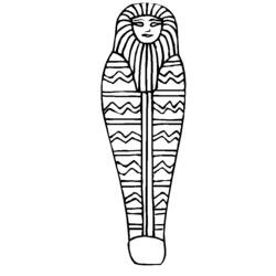 Coloring page: Mummy (Characters) #147698 - Printable Coloring Pages