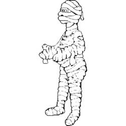 Coloring page: Mummy (Characters) #147727 - Free Printable Coloring Pages