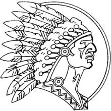 Native American (Characters) coloring page #148992 to print and color