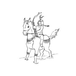 Native American (Characters) coloring page #149001 to print and color