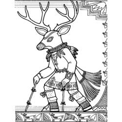 Native American (Characters) coloring page #149020 to print and color