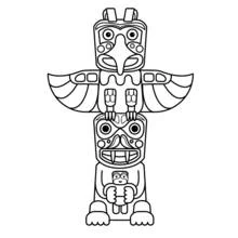 Coloring pages: Native American - Free Printable Coloring Pages