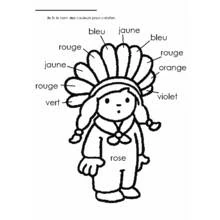 Native American (Characters) coloring page #149055 to print and color