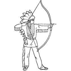 Native American (Characters) coloring page #149065 to print and color