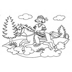Native American (Characters) coloring page #181228 to print and color