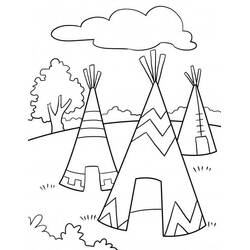 Native American (Characters) coloring page #181243 to print and color