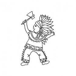 Native American (Characters) coloring page #181263 to print and color