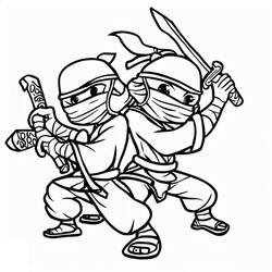 Ninja (Characters) coloring page #187790 to print and color