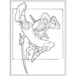 Ninja (Characters) coloring page #187815 to print and color