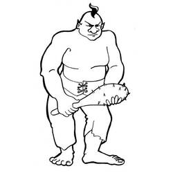 Coloring page: Ogre (Characters) #102794 - Printable coloring pages