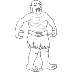 Coloring page: Ogre (Characters) #102801 - Printable coloring pages
