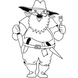 Coloring page: Ogre (Characters) #102806 - Printable coloring pages