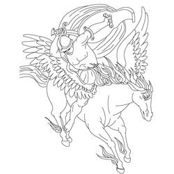 Pegasus (Characters) coloring page #209051 to print and color
